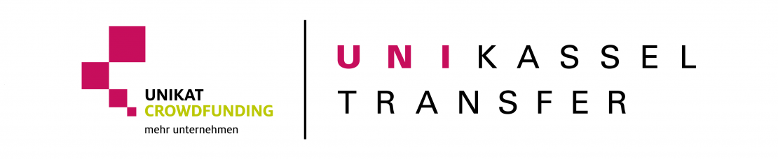 Logo UniKat Crowdfunding und UniKasselTransfer
